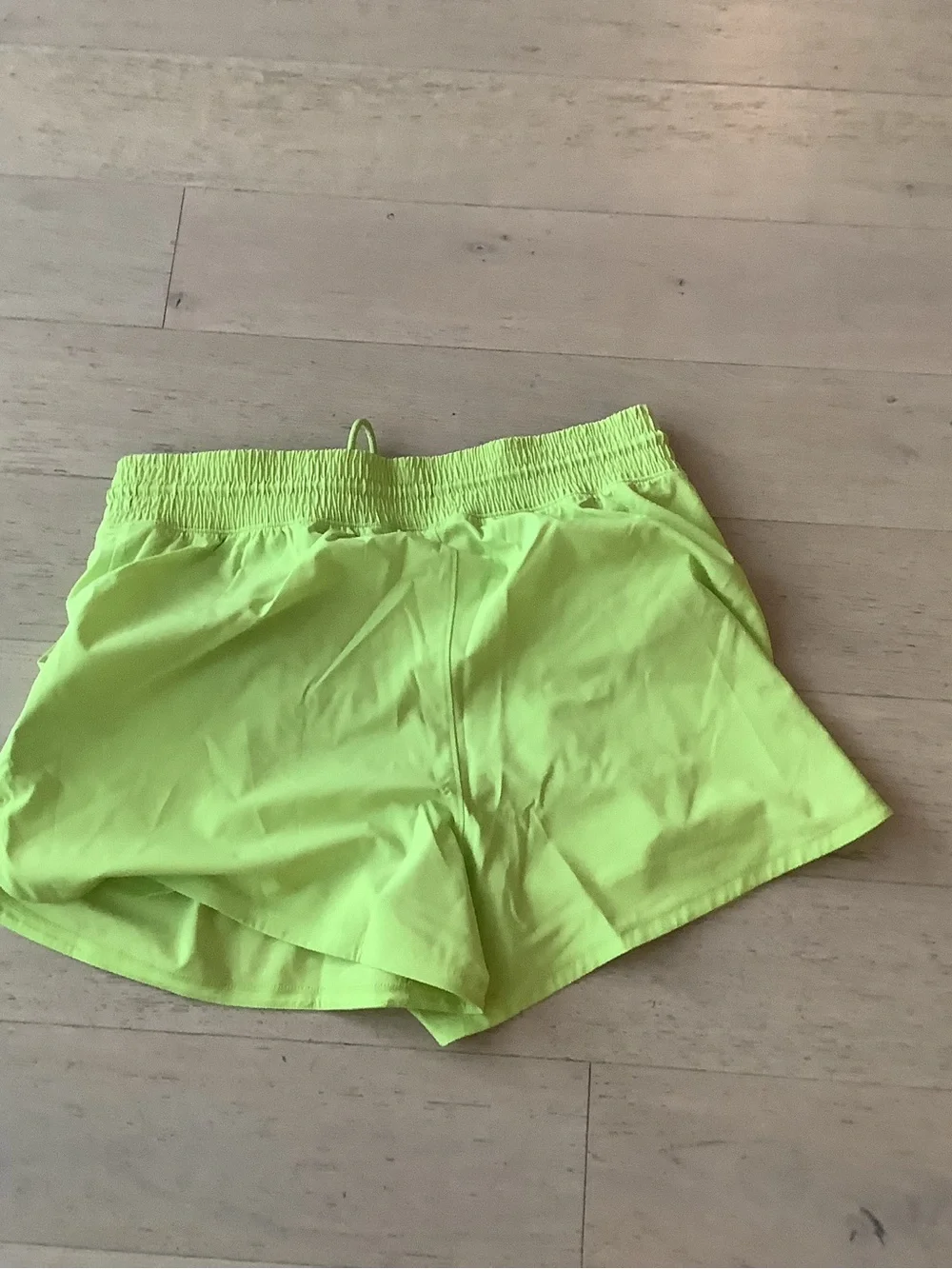 Abercrombie & Fitch Neon Lime Athletic Shorts L